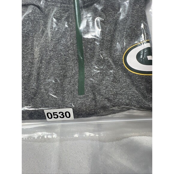 Green Bay Packers Long Sleeve 1/4 Zip 100% Polyester XL NFL Team - Picture 11 of 11